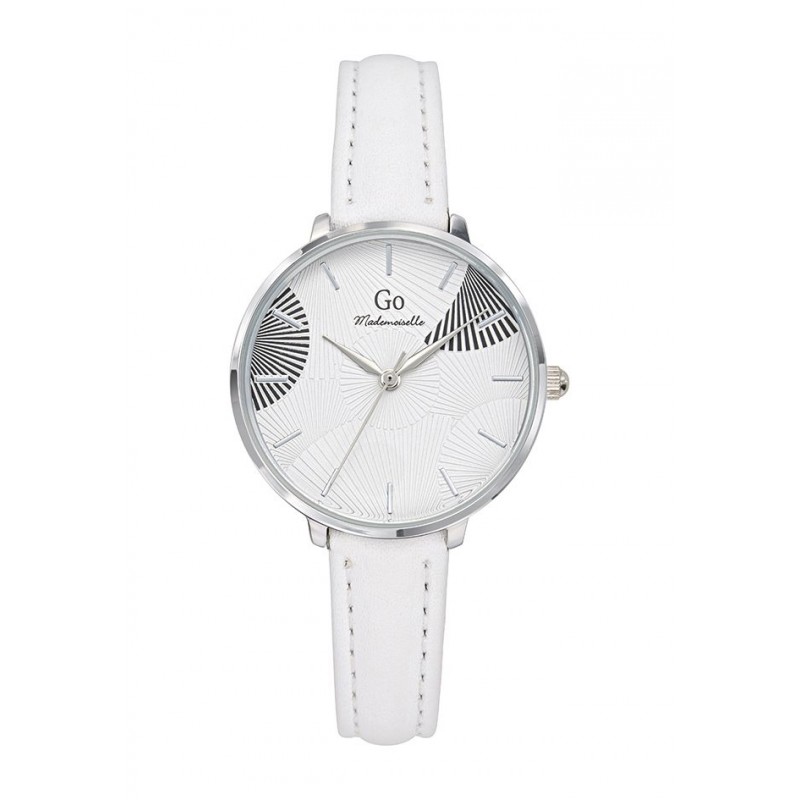 Go Girl Montre Femme Acier Cuir Blanc 699415 Go Girl Montre Femme Acier Cuir Blanc 699415