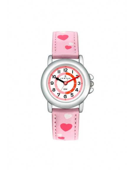 Montre Certus Enfant Cuir Rose 647642