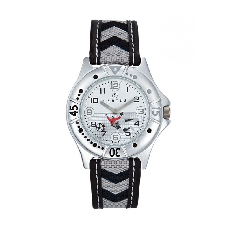 Montre Certus Enfant Tissu Gris 647471 Sport Montre Certus Enfant Tissu Gris 647471 Sport