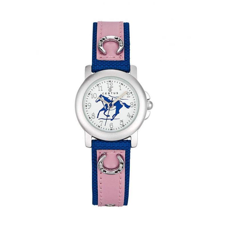 Montre Certus Enfant Cheval Synthétique Rosé 647481 Montre Certus Enfant Cheval Synthétique Rosé 647481