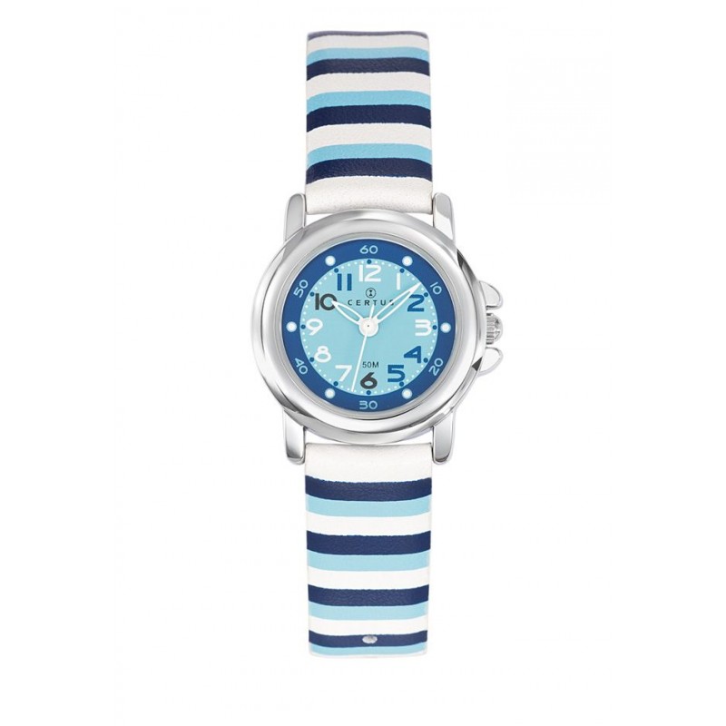 Montre Certus Enfant Cuir Bleu 647551 Sport Montre Certus Enfant Cuir Bleu 647551 Sport
