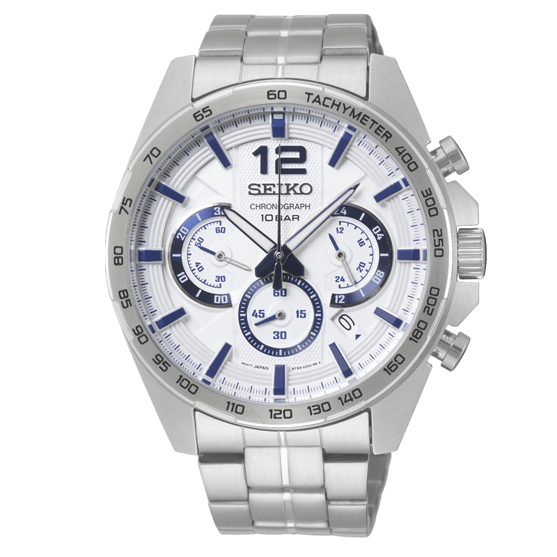 Seiko Montre Homme Chrono Acier SSB343P1 Seiko Montre Homme Chrono Acier SSB343P1