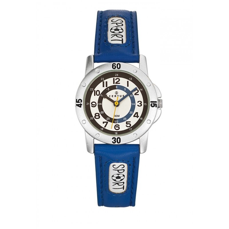 Montre Certus Enfant Cuir Bleu 647541 Classique Montre Certus Enfant Cuir Bleu 647541 Classique
