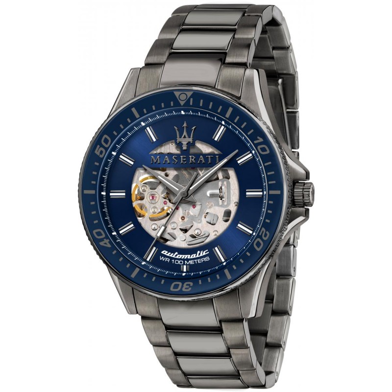 Maserati Sfida Montre Homme Automatique Acier PVD Noir R8823140001 Maserati Sfida Montre Homme Automatique Acier PVD Noir R8823140001