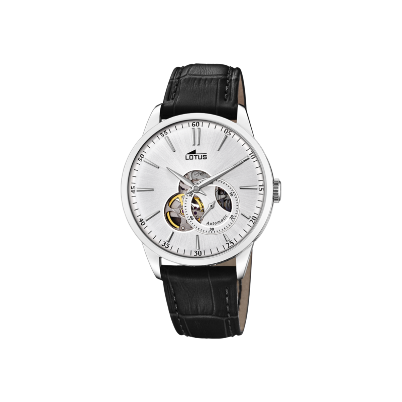 Lotus Automatic Montre Homme Acier Cuir Noir 18536/1 Lotus Automatic Montre Homme Acier Cuir Noir 18536/1