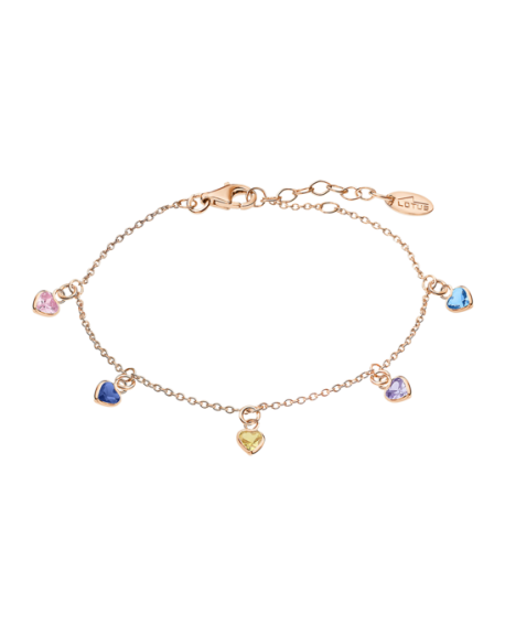 Lotus Silver Bracelet Femme Doré Breloques Coeur LP3190-2/5