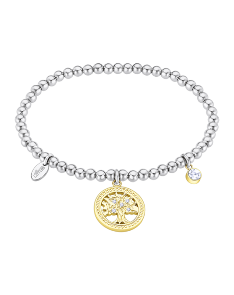 Lotus Style Bracelet Femme Acier Doré Perles Argenté Arbre De Vie LS2171-2/3