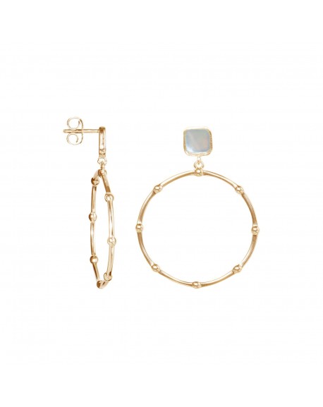 Go Girl Mademoiselle Boucles D'Oreilles Femme Doré - 606580