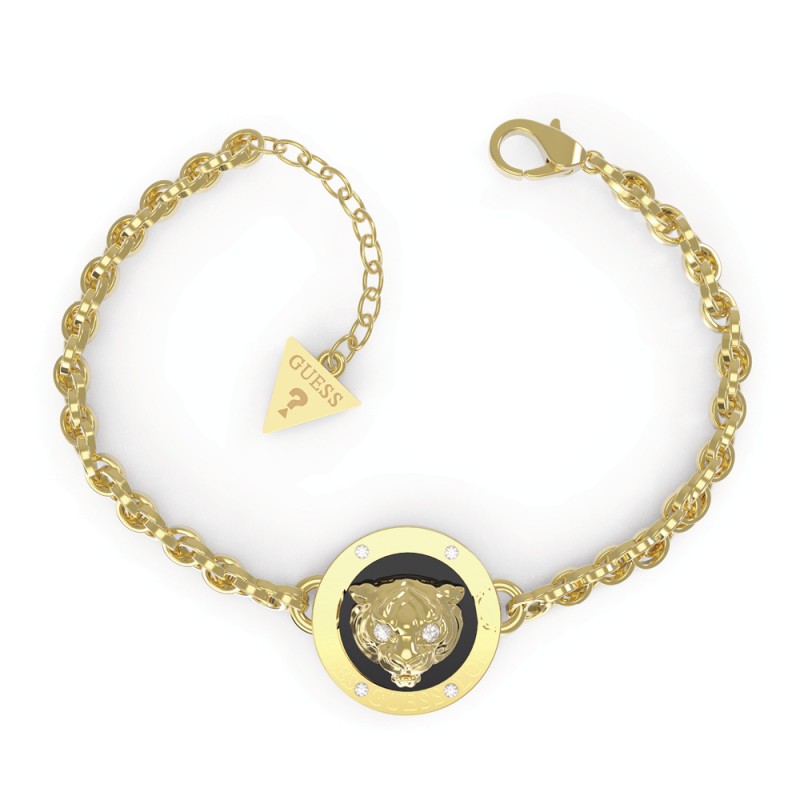 Guess Daktari Bracelet Acier Doré JUBB01363YGBKS Guess Daktari Bracelet Acier Doré JUBB01363YGBKS
