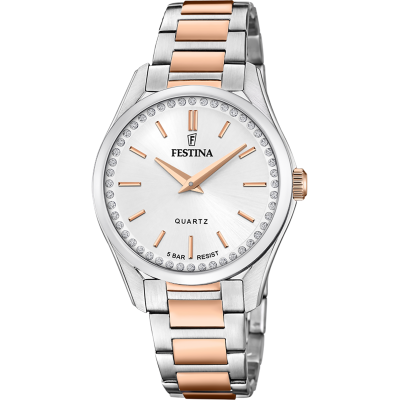 Festina Mademoiselle Collection Montre Femme Acier Bicolore F20620/1