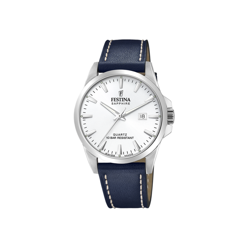 Montre Festina Homme Cuir Bleu F20025/2 Montre Festina Homme Cuir Bleu F20025/2