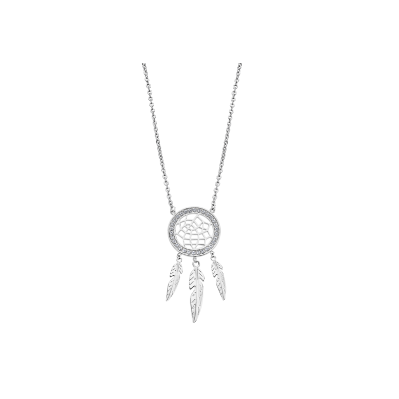 Lotus Style Collier Femme Acier Attrape Rêve LS2185-1/1 Lotus Style Collier Femme Acier Attrape Rêve LS2185-1/1