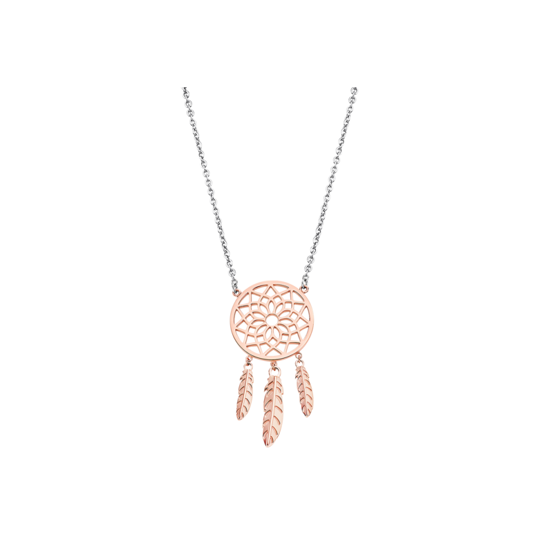 Lotus Style Collier Femme Acier Bicolore Attrape Rêve LS2187-1/2 Lotus Style Collier Femme Acier Bicolore Attrape Rêve LS2187-1/2
