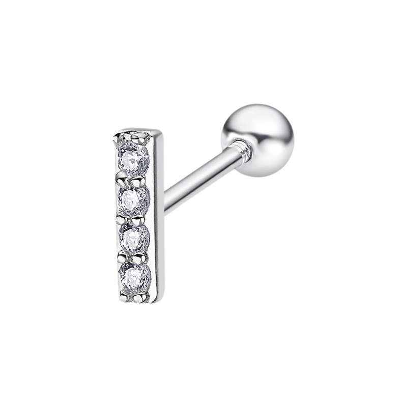 Lotus Silver Bijoux D'Oreille Femme Argent Et Strass LP3370-9/1