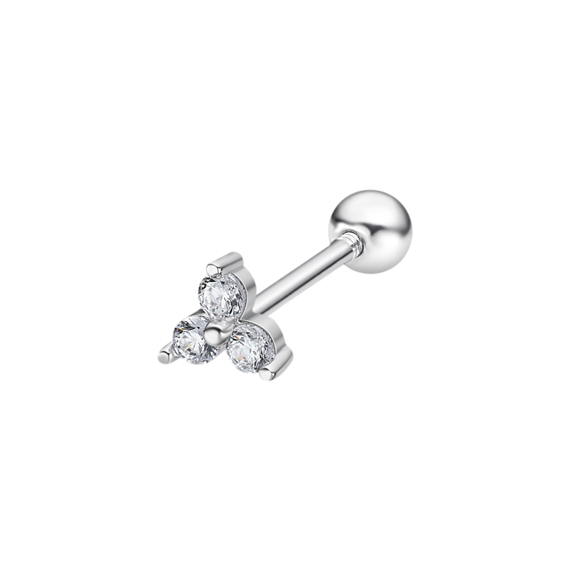 Lotus Silver Bijoux D'Oreille Femme Argent Et Strass LP3372-9/1