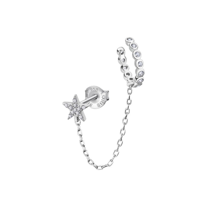 Lotus Silver Bijoux D'Oreille Femme Argent Et Strass LP3338-9/1