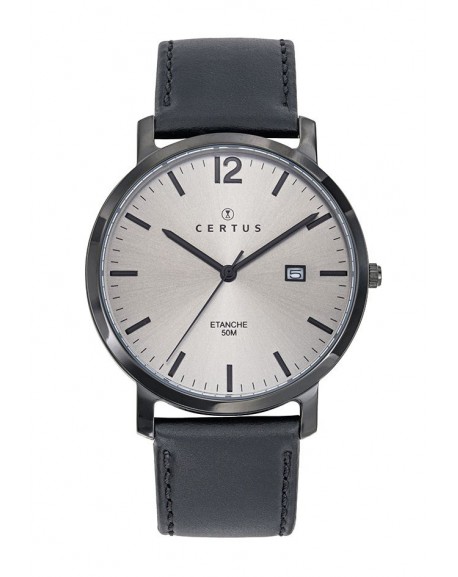 Montre Certus Homme Cuir Noir 611169