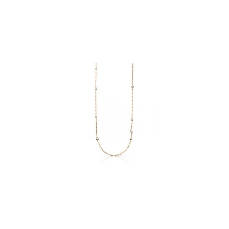 Collier Guess Crystal Beauty Métal Doré UBN84078 Collier Guess Crystal Beauty Métal Doré UBN84078