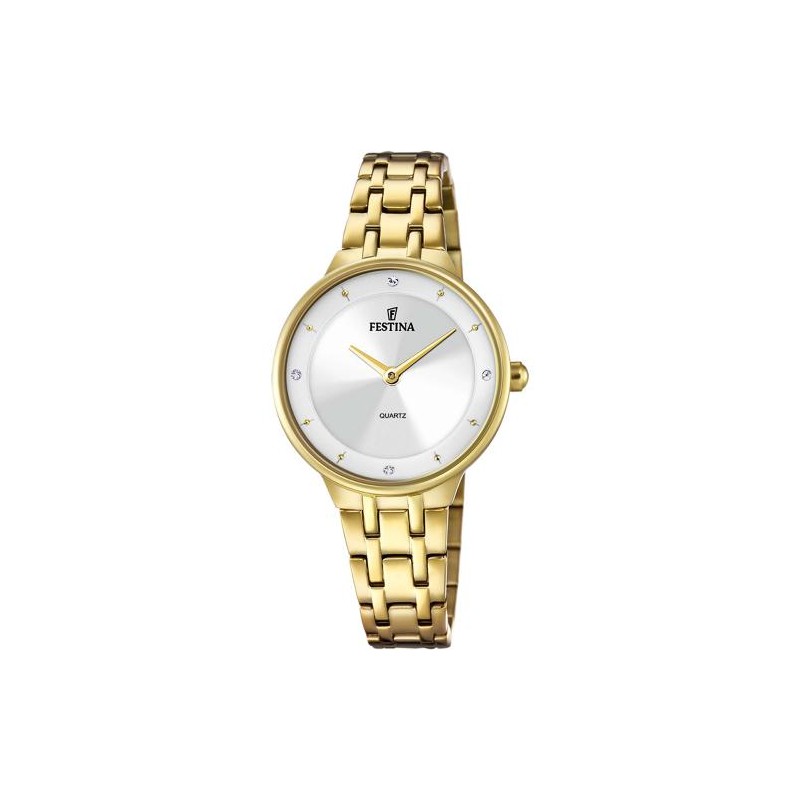 Festina Mademoiselle Collection Montre Femme Acier Doré F20601/1 Festina Mademoiselle Collection Montre Femme Acier Doré F20601/1