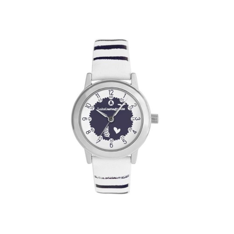Lulu Castagnette Bohème Style Montre Fille Cuir Blanc 38948 Lulu Castagnette Bohème Style Montre Fille Cuir Blanc 38948