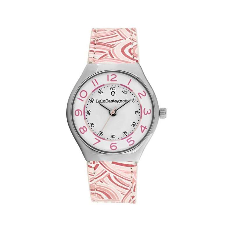 Lulu Castagnette MiniStar Fun Montre Fille Cuir Rose 38936 Lulu Castagnette MiniStar Fun Montre Fille Cuir Rose 38936