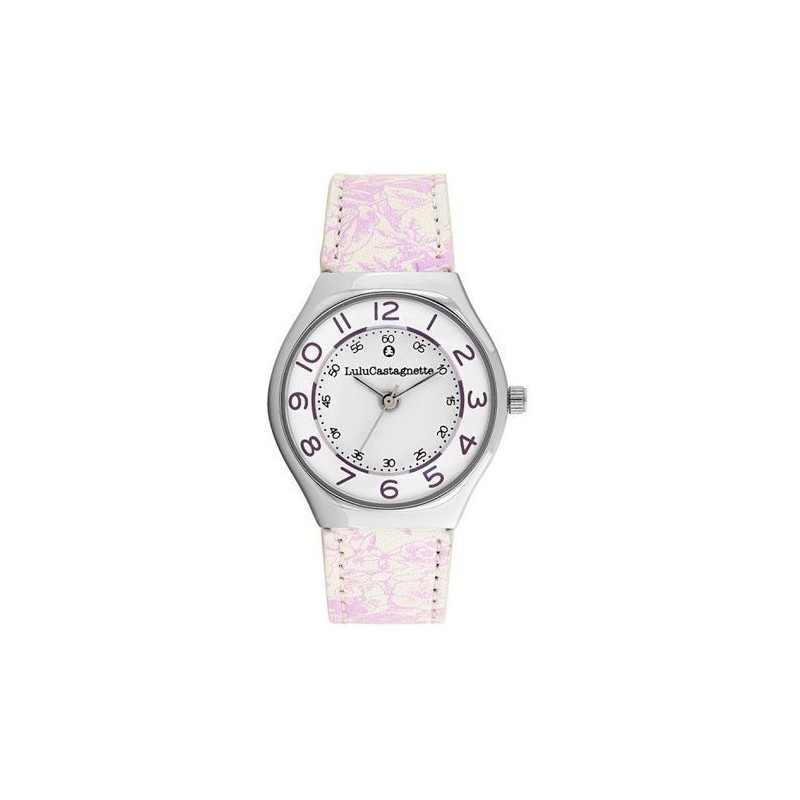 Lulu Castagnette MiniStar Fun Montre Fille Cuir Violet 38941 Lulu Castagnette MiniStar Fun Montre Fille Cuir Violet 38941