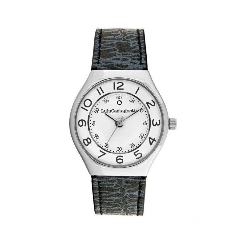 Lulu Castagnette MiniStar Fun Montre Fille Cuir Noir 38946 Lulu Castagnette MiniStar Fun Montre Fille Cuir Noir 38946