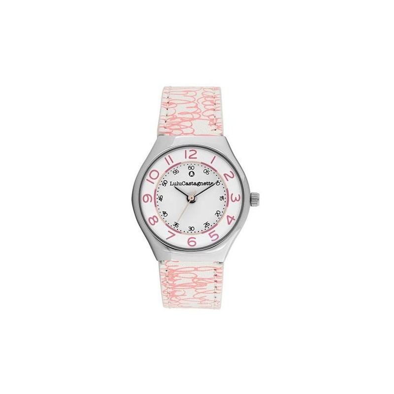 Lulu Castagnette MiniStar Fun Montre Fille Cuir Rose 38937 Lulu Castagnette MiniStar Fun Montre Fille Cuir Rose 38937