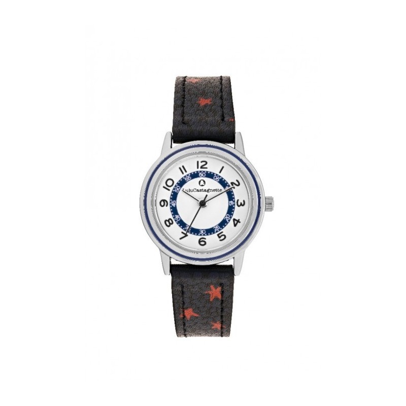 Lulu Castagnette Glam Montre Fille Cuir Noir 38924 Lulu Castagnette Glam Montre Fille Cuir Noir 38924
