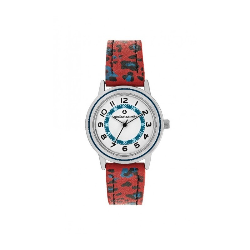 Lulu Castagnette Glam Montre Fille Cuir Rouge 38922 Lulu Castagnette Glam Montre Fille Cuir Rouge 38922