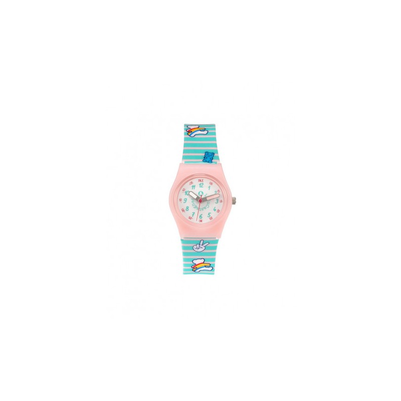 Lulu Castagnette Rainbow Montre Fille Silicone Bleu G38010 Lulu Castagnette Rainbow Montre Fille Silicone Bleu G38010