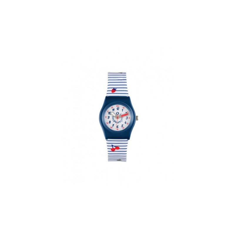 Lulu Castagnette Cherry Montre Fille Silicone Bleu G38008 Lulu Castagnette Cherry Montre Fille Silicone Bleu G38008