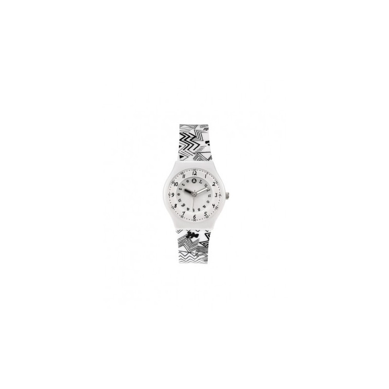 Lulu Castagnette Graff Montre Fille Silicone Blanc G38013 Lulu Castagnette Graff Montre Fille Silicone Blanc G38013