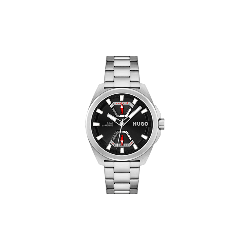 HUGO BOSS Expose Montre Homme Multifonctions Acier 1530242 HUGO BOSS Expose Montre Homme Multifonctions Acier 1530242