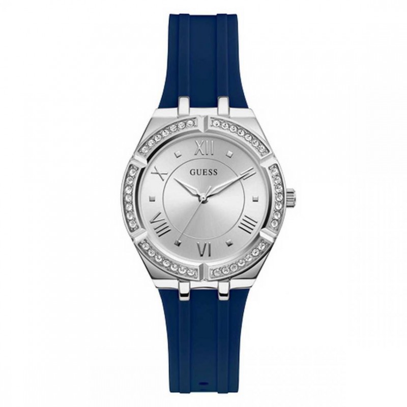 Guess Cosmo Montre Femme Acier Silicone Bleu GW0034L5 Guess Cosmo Montre Femme Acier Silicone Bleu GW0034L5