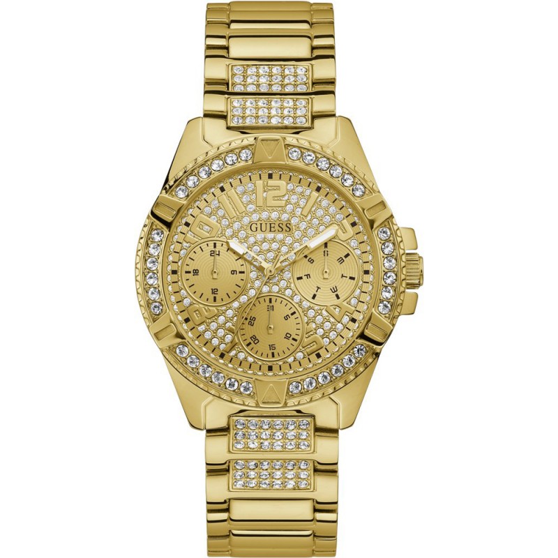 Montre Guess Femme Lady Frontier Acier Doré W1156L2 Montre Guess Femme Lady Frontier Acier Doré W1156L2