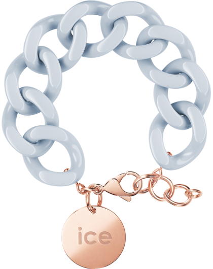 Ice Jewellery Chain Bracelet Pastel Blue - Rose Gold 020920