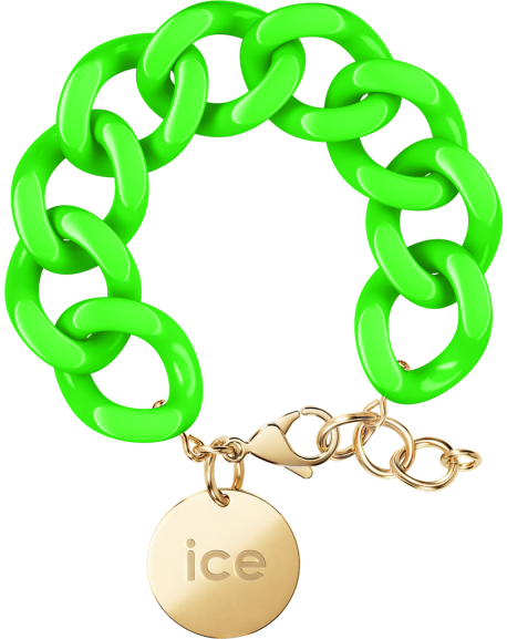 Ice Jewellery Chain Bracelet Flashy Green - Gold 020922