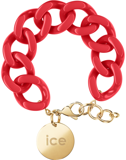 Ice Jewellery Chain Bracelet Red Passion - Gold 020929
