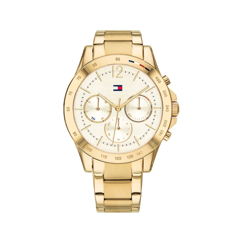 Tommy Hilfiger Haven Montre Femme Multifonction Acier Doré 1782195
