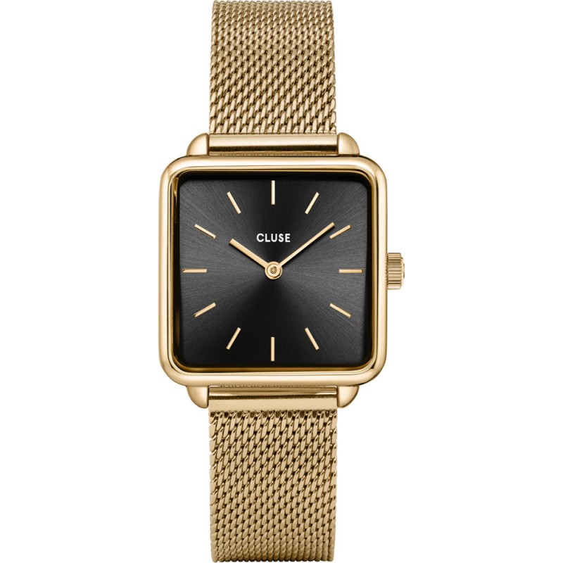 CLUSE Tétragone Montre Femme Acier Doré Milanais CW10308 CLUSE Tétragone Montre Femme Acier Doré Milanais CW10308