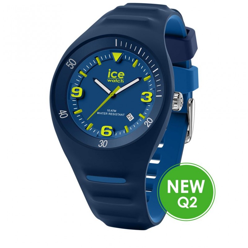 Ice Watch Pierre Leclercq Montre Homme Blue Lime Medium 020613 Ice Watch Pierre Leclercq Montre Homme Blue Lime Medium 020613
