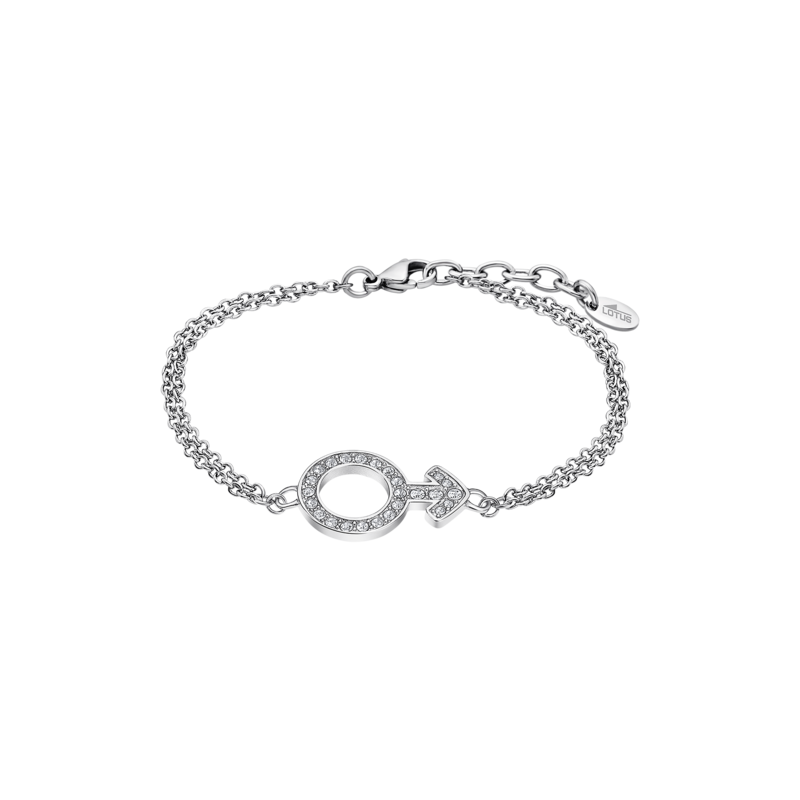 Lotus Style Bracelet Femme Acier Et Strass LS2240-2/1