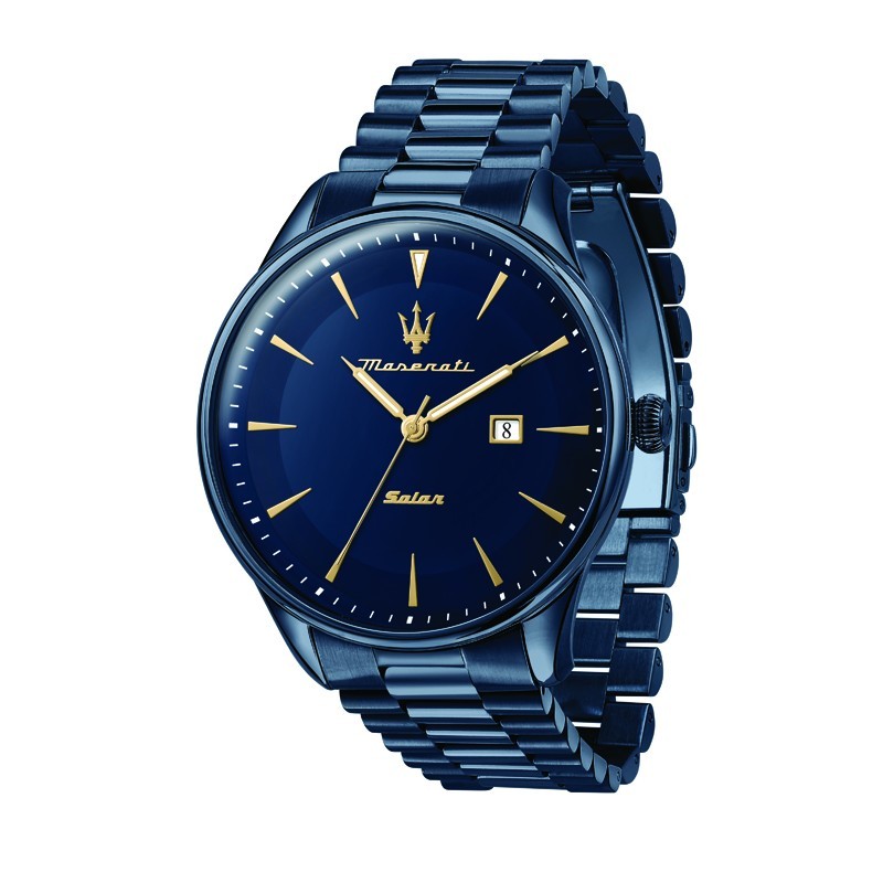 Maserati Solar Blue Montre Homme Acier Bleu R8853146003 Maserati Solar Blue Montre Homme Acier Bleu R8853146003