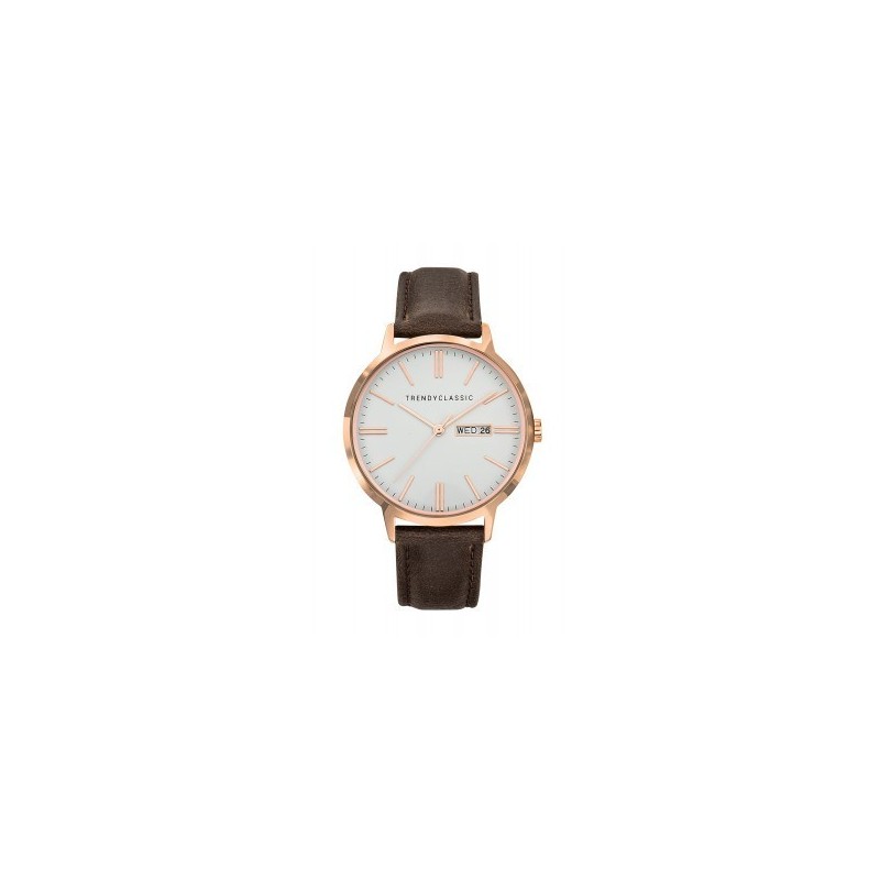Montre Trendy Classic Homme Aberdeen Cuir Marron cadran Blanc- CRG1039-01D Montre Trendy Classic Homme Aberdeen Cuir Marron cadran Blanc- CRG1039-01D