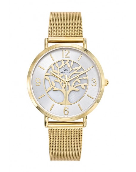 Go Girl Montre Femme Acier Doré Milanais 695441