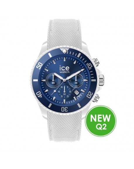 Ice Watch Chrono White Blue Large Montre Homme 020624