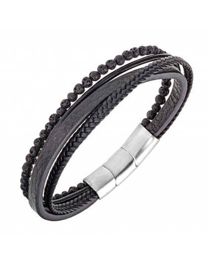 All blacks Bracelet Homme...