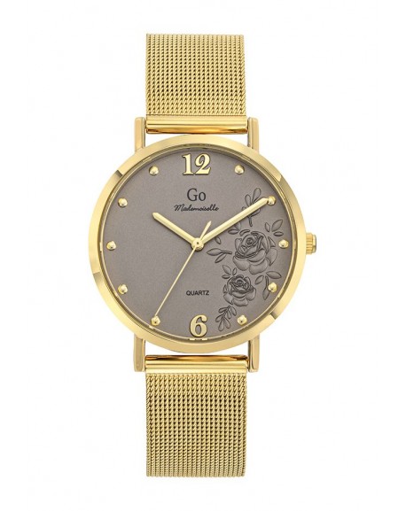 Go Girl Montre Femme Acier Doré Milanais 695428