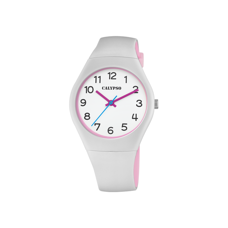 Calypso Sweet Time Montre Femme Acier Silicone Gris K5792/D Calypso Sweet Time Montre Femme Acier Silicone Gris K5792/D